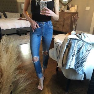 Levi’s high rise skinny jeans